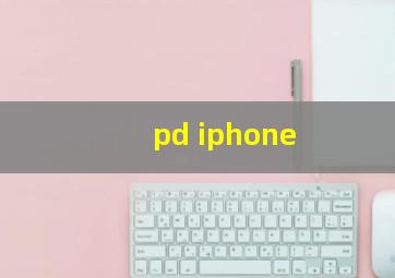 pd iphone